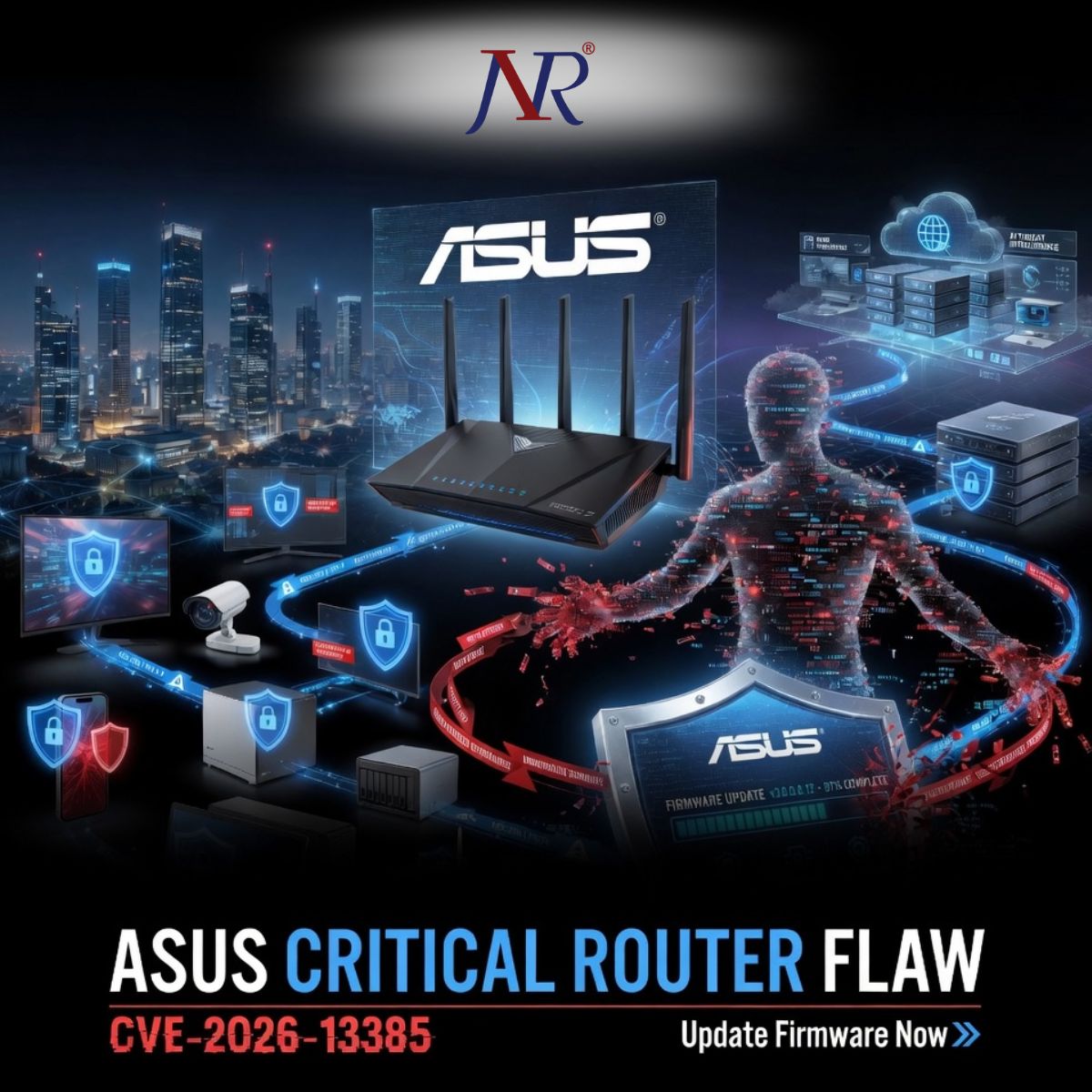 ASUS Router CVE-2026-13385 Critical Flaw Enables Remote MITM Command Execution